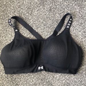 Xl black under armour sports bra